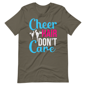 Cheer Hair Don't Care – Tolles Cheerleader Shirt