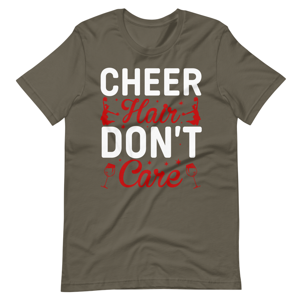 Cheer Hair Don't Care – Tolles Cheerleader Shirt