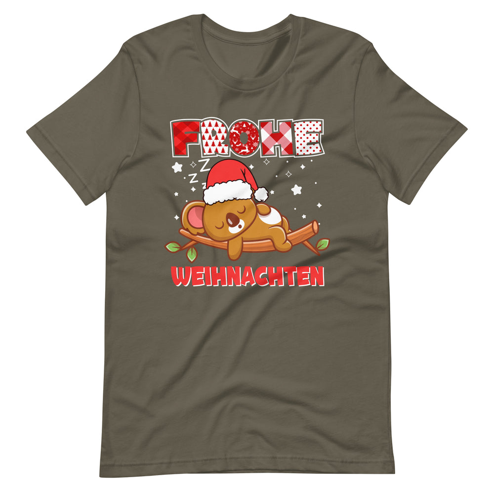 Frohe Weihnachten! Schlafmütze Design - Lustiges Weihnachtsshirt