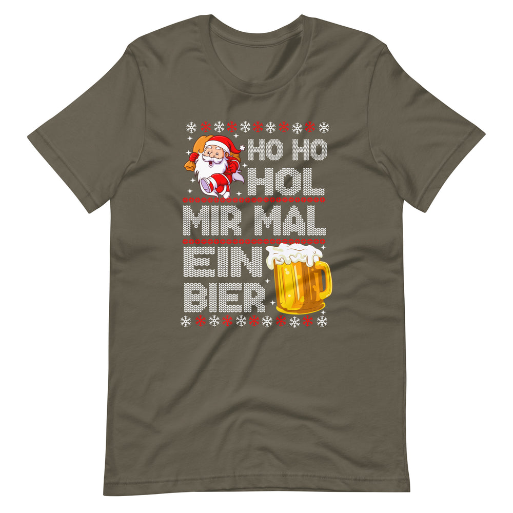 HO HO HOL Mir mal ein Bier! Funny Weihnachten T-Shirt