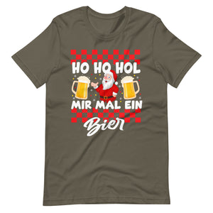 Ho Ho Hol mir mal ein Bier. Weihnachten Spaß T-Shirt