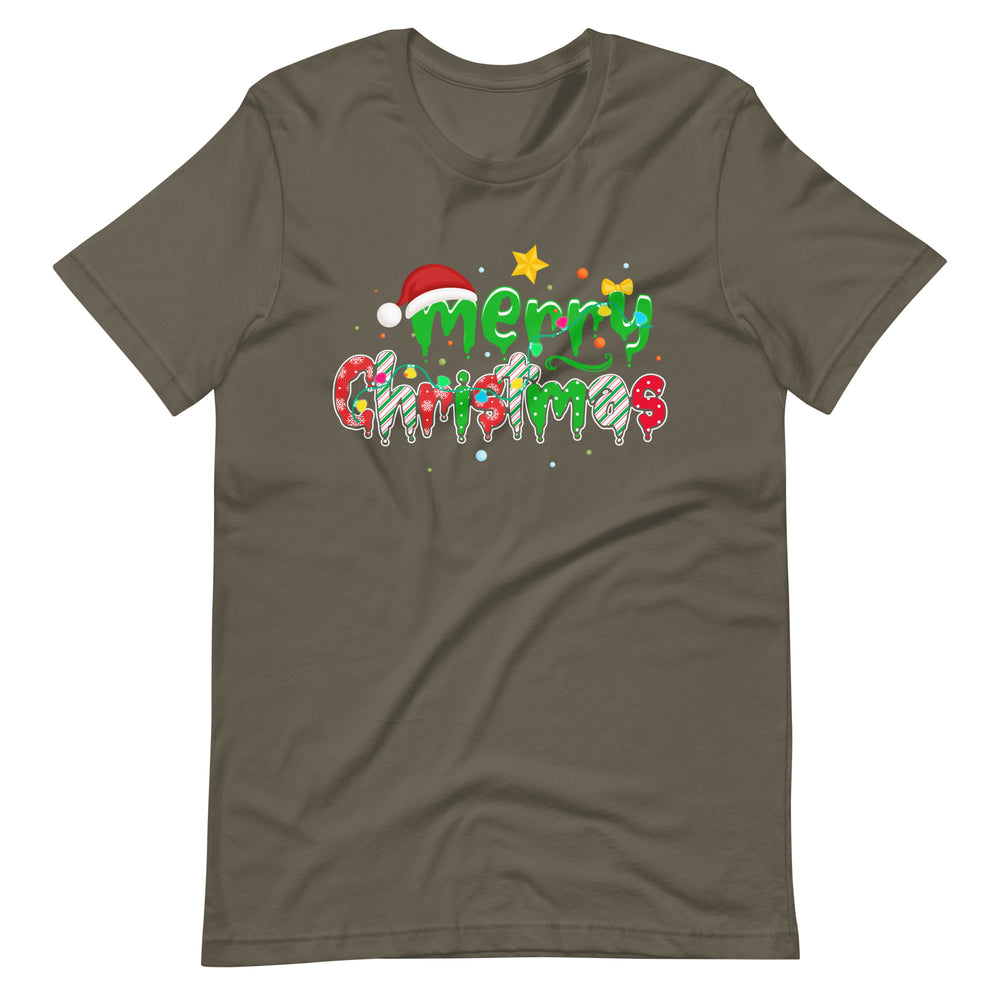 Merry Christmas Slogan - Weihnachten T-Shirt mit festlichem Charme