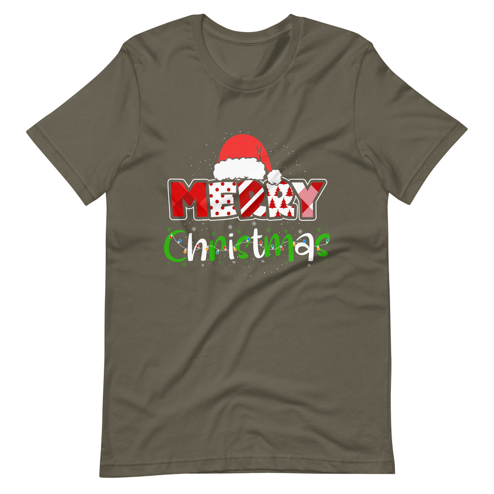 Merry Christmas Slogan - Frohe Weihnachten T-Shirt