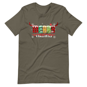 Merry Christmas Slogan - Frohe Weihnachten T-Shirt