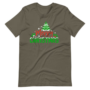 Merry Christmas Tree - Weihnachtsbaum T-Shirt