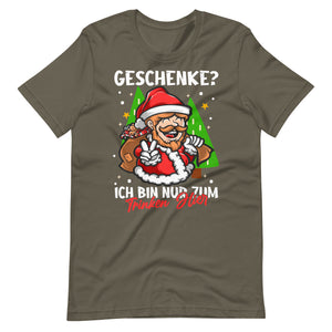 Weihnachten, hier nur zum Trinken! Lustiges Weihnachts-T-Shirt
