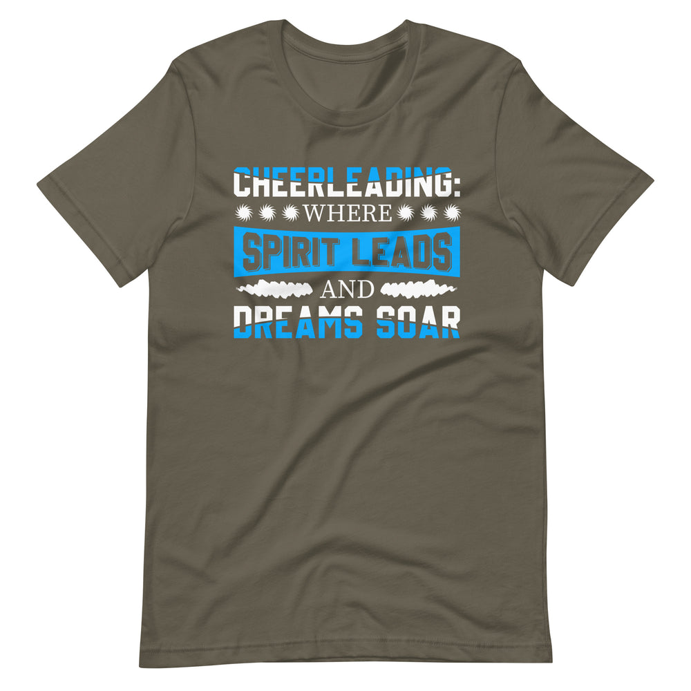 Cheerleading: Wo der Geist führt! Inspirierendes T-Shirt