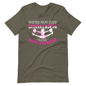 Einzigartiges T-Shirt: Nicht nur CHEERLEADER, sondern Game Changers! Inspirierendes Shirt für Frauen und Männer