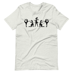 Cheerleading T-Shirt mit Multi-Logo-Design