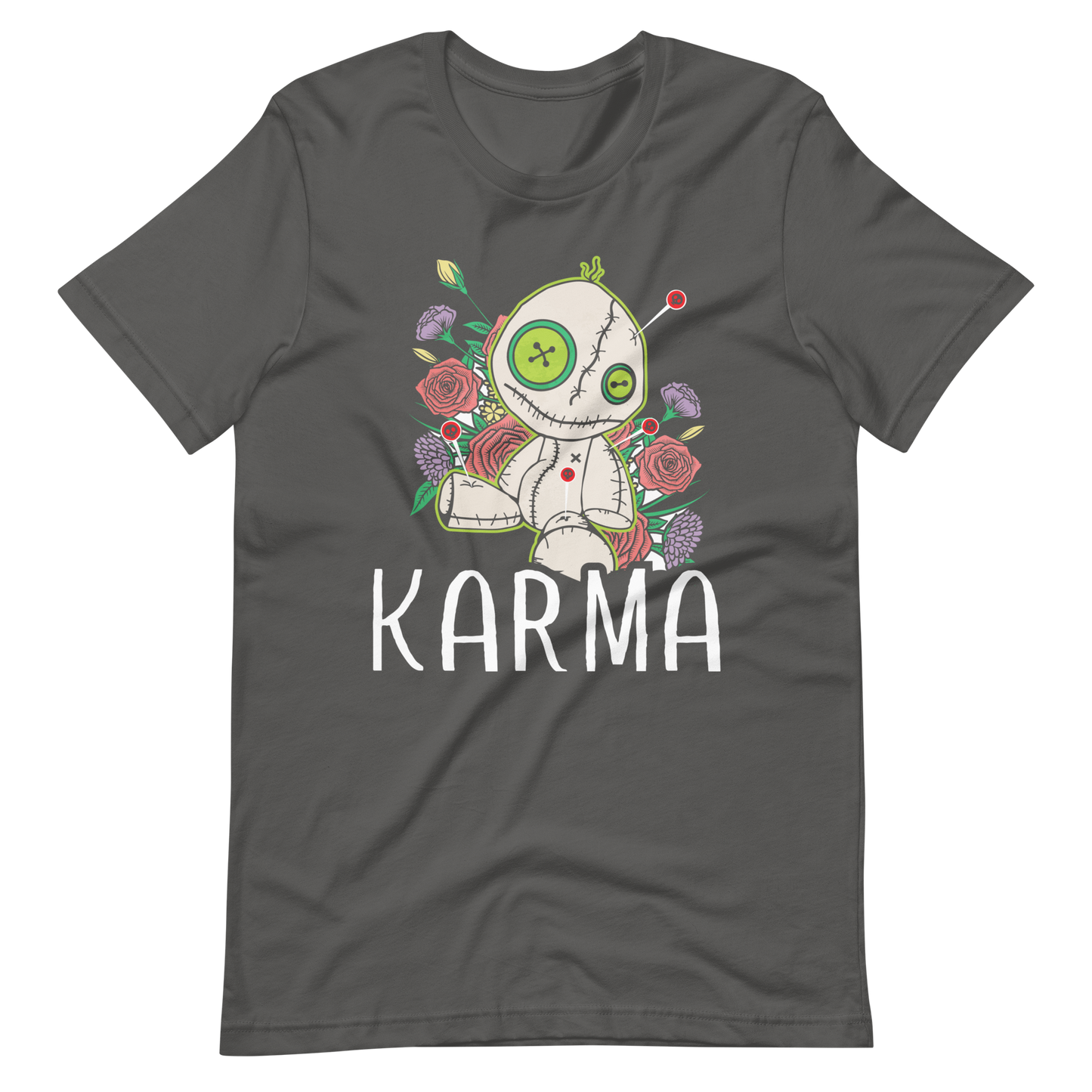 Karma Doll Logo! Einzigartiges T-Shirt für Frauen