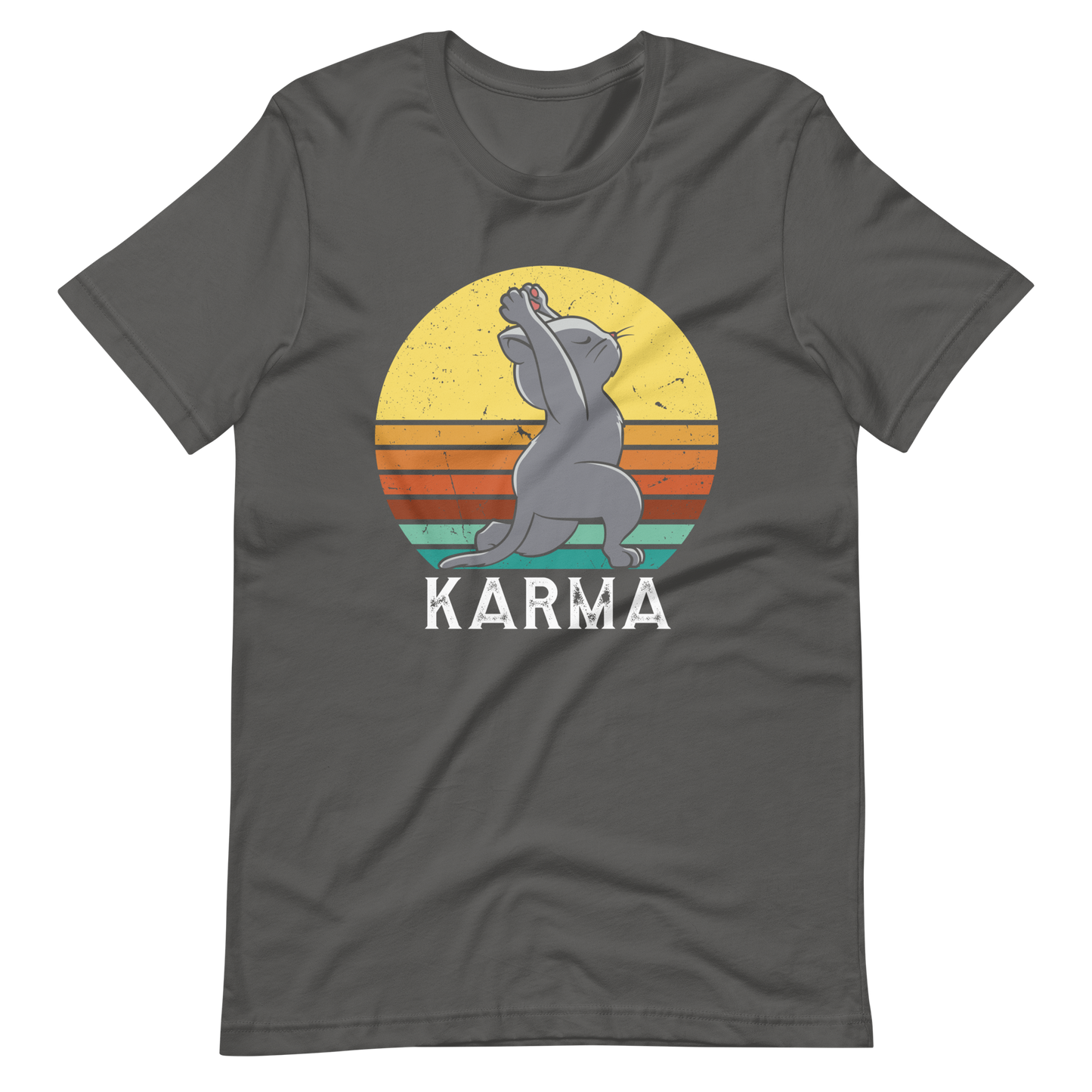 Karma CAT! T-Shirt | Lustiges Katzenmotiv