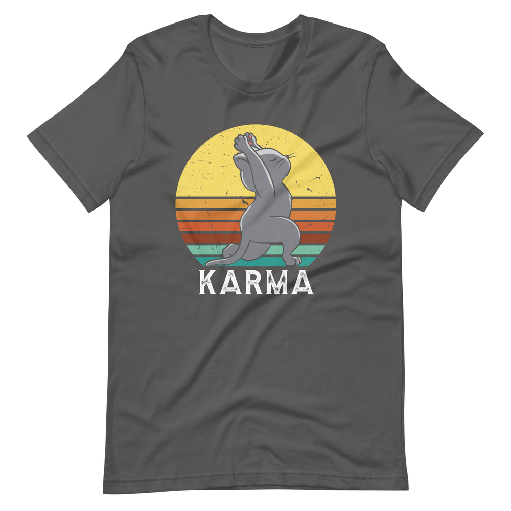 Karma CAT! T-Shirt | Lustiges Katzenmotiv