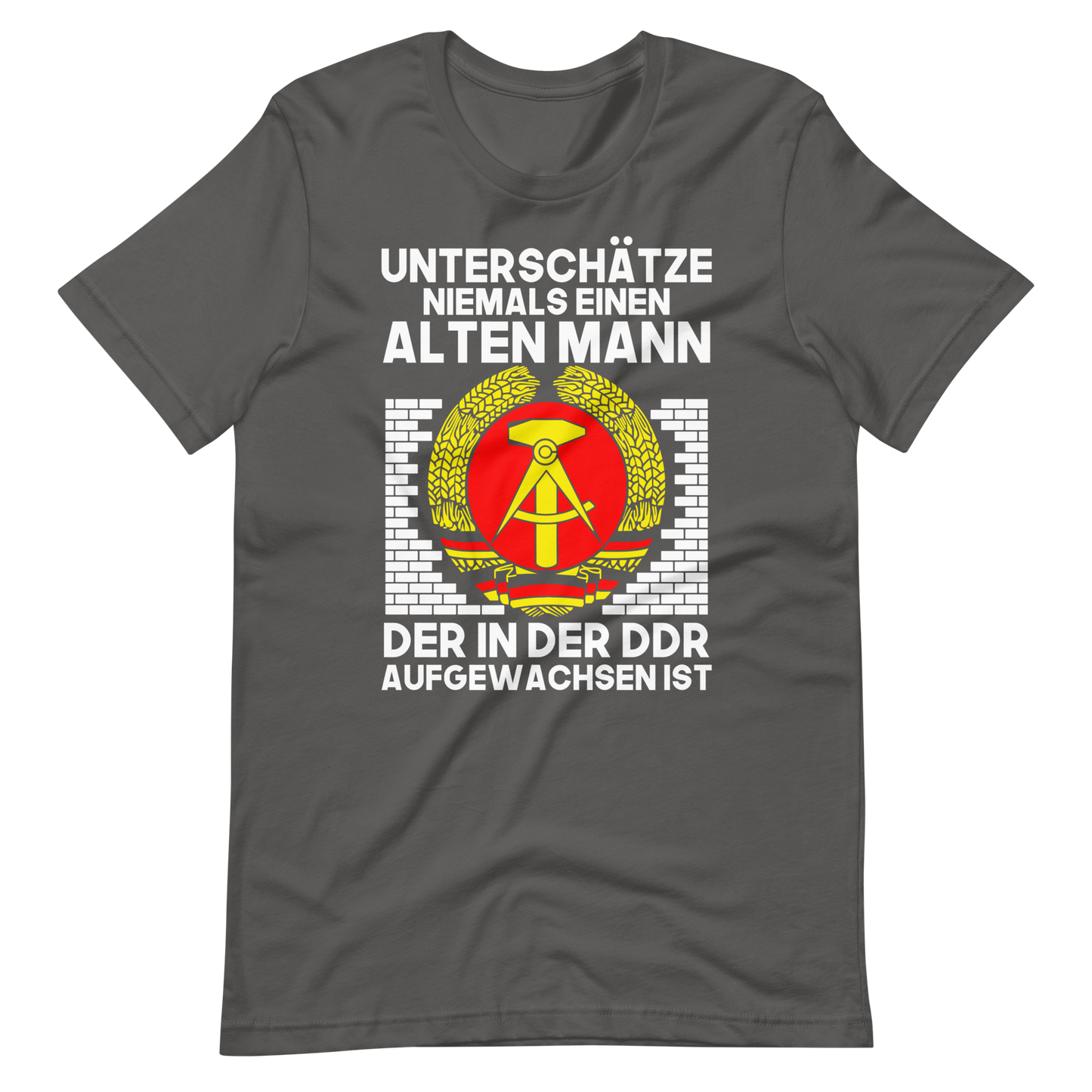 DDR Aufgewachsen T-Shirt - Ostalgie und Stolz vereint