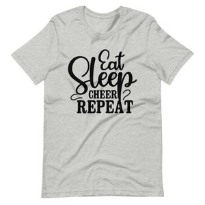 Eat Sleep Cheer Repeat T-Shirt - Lustiges Cheerleading-Shirt