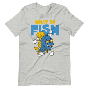 Kaufe jetzt mein lustiges T-Shirt "Lustiger Angler, was der Fisch"