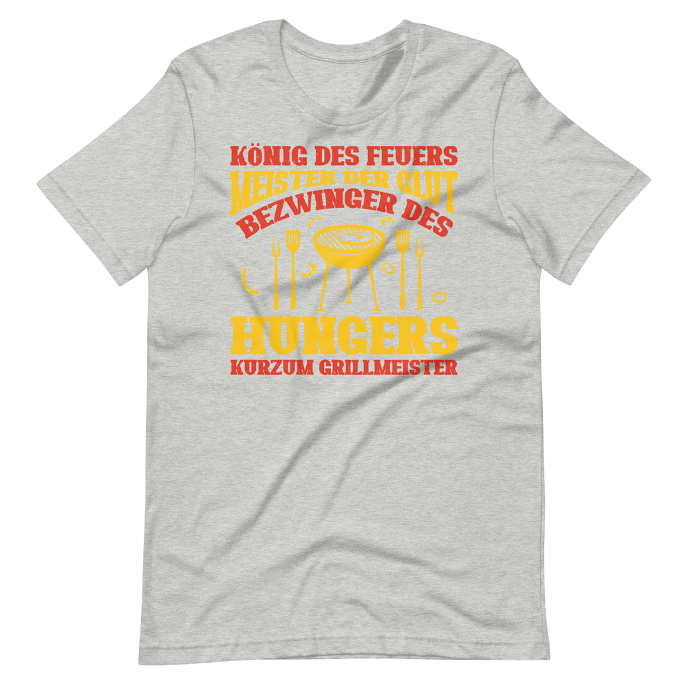 König des Feuers! Lustiger Grillmeister T-Shirt