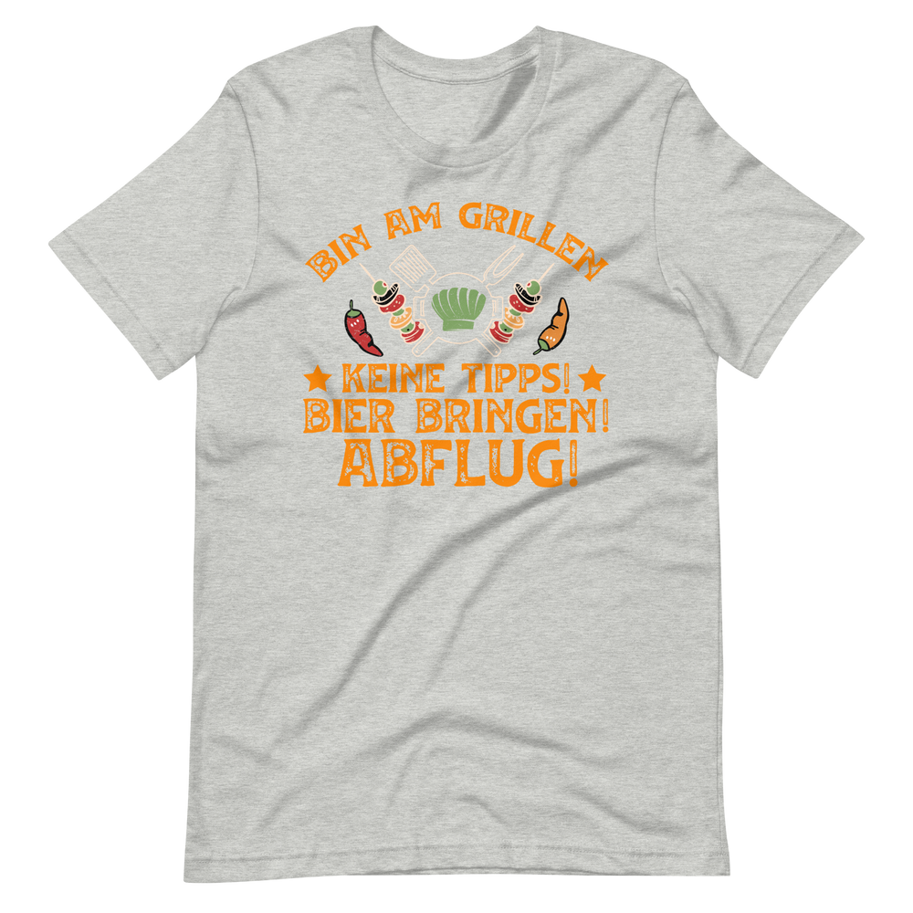 Lustiges Grill T-Shirt - Bin am Grillen!