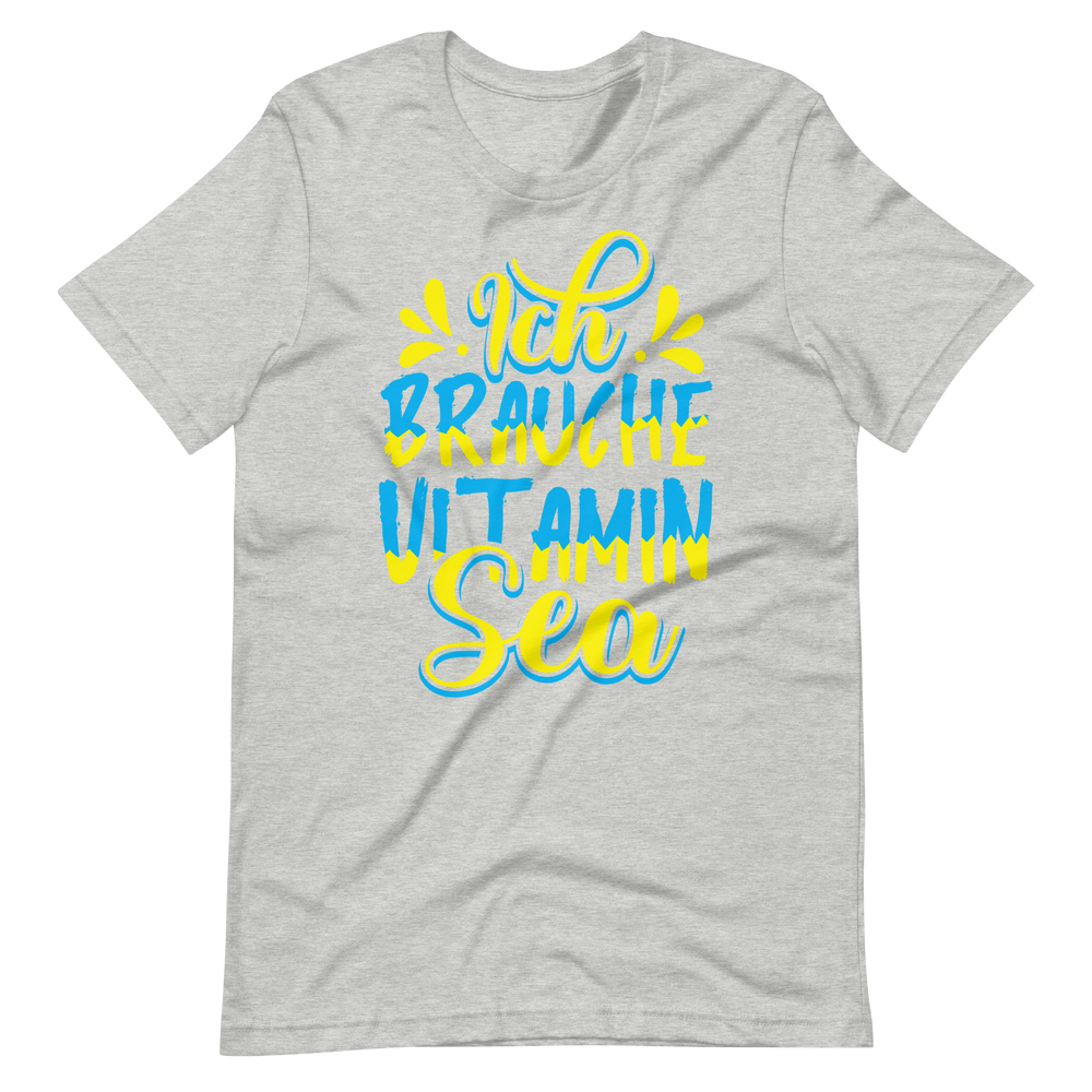 Lustiges T-Shirt "Vitamin SEA!" für Strandliebhaber | Baumwollqualität