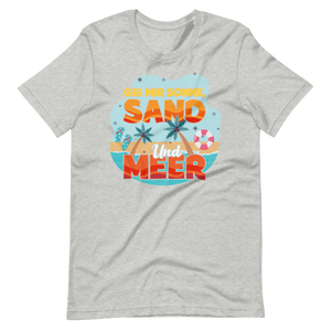 Lustiges T-Shirt "Sonne, Sand, Meer!" für den Sommer | Trendiger Look