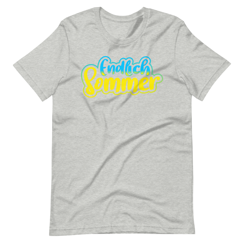 Trendiges T-Shirt "Endlich Sommer! Logo Style!" | Lässiger Look