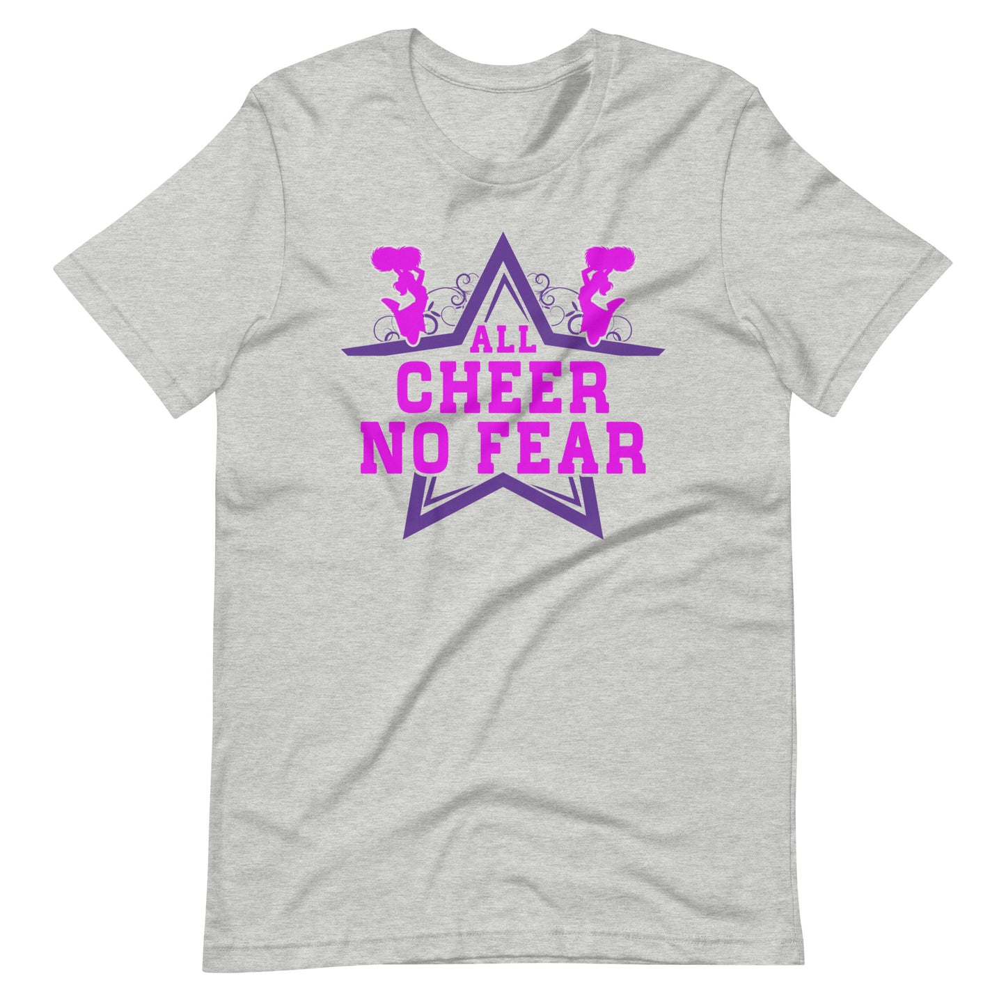 Cheerleading Leidenschaft pur! 'All Cheer, No Fear' T-Shirt für wahre Fans