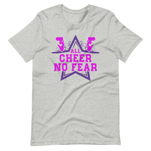 Cheerleading Leidenschaft pur! 'All Cheer, No Fear' T-Shirt für wahre Fans