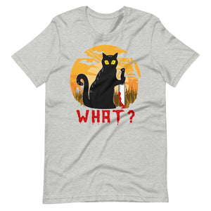 Halloween T-Shirt: WHAT. Katzen Horror - Gruselige Katzenträtsel