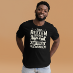 Zum Reiten geboren, zur Schule gezwungen! T-Shirt