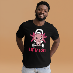 Liftalotl Anime! T-Shirt für Fitness- und Anime-Liebhaber