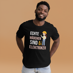 Echte Mädchen Elektriker! Lustiges T-Shirt für Frauen