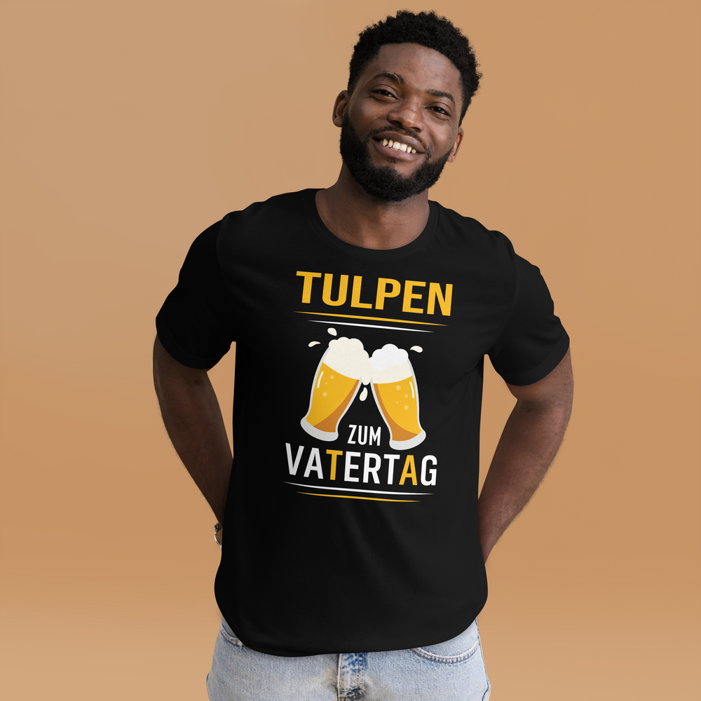 Tulpen zum Vatertag T-Shirt für Männer - Vatertagsgeschenk