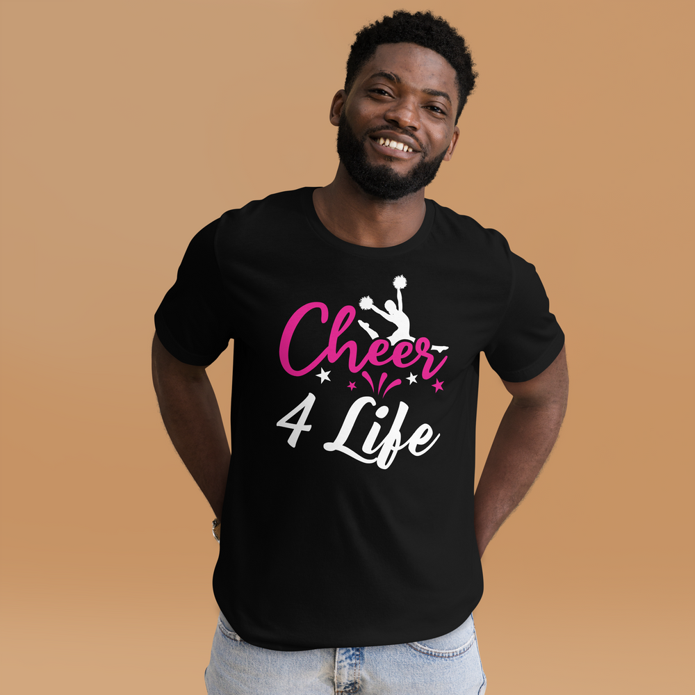 Cheer 4 Life! T-Shirt für Damen und Herren