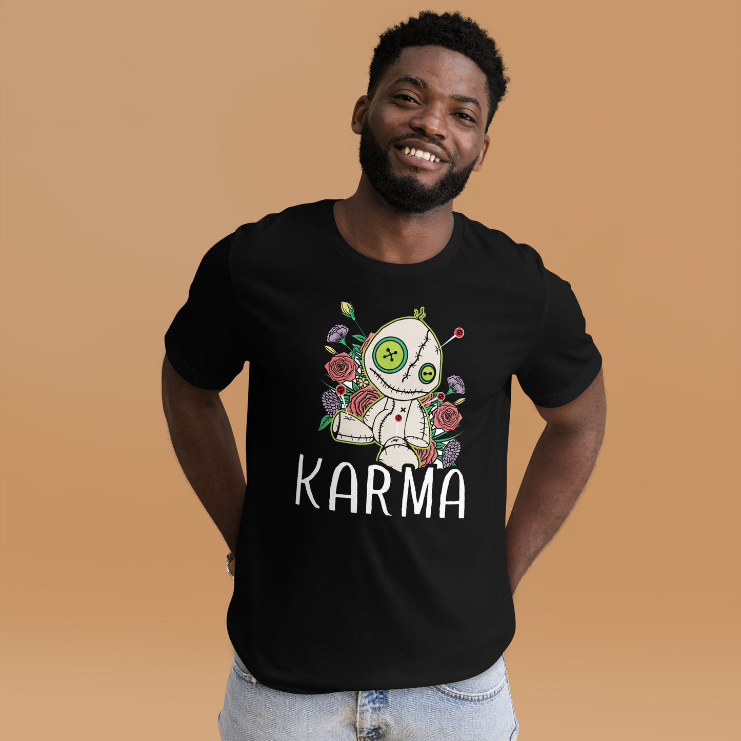 Karma Doll Logo! Einzigartiges T-Shirt für Frauen