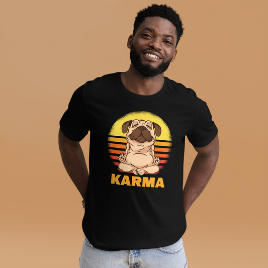 Karma Mops T-Shirt - Lustiges und stylisches Shirt für jeden Tag
