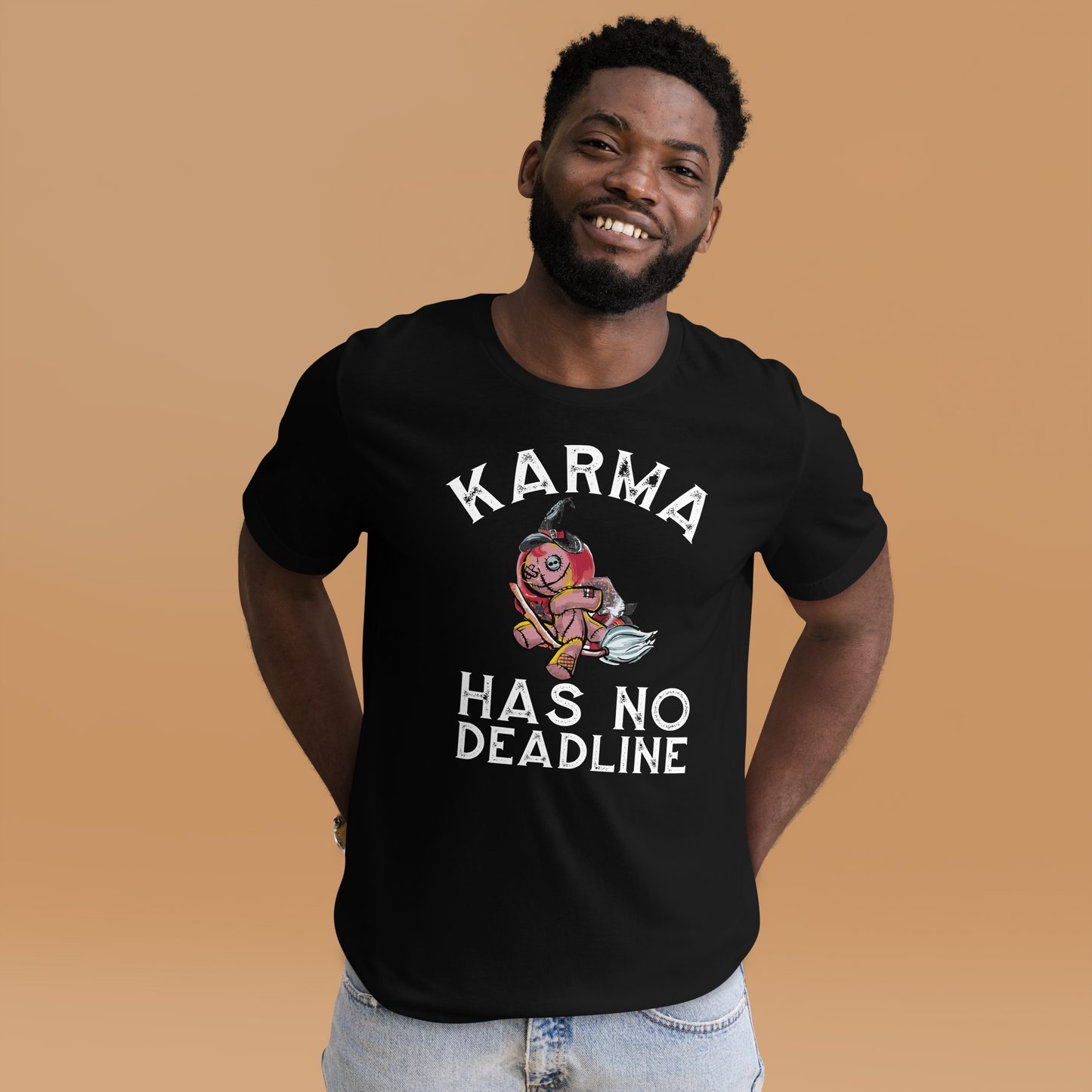 Karma hat keine Deadline! T-Shirt für Damen und Herren