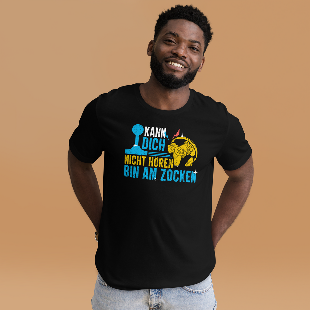 Kann Dich Nicht Horen Bin Am Zocken - Gamer T-Shirt