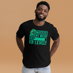 Gamer Shirt: Ein Zocker altert nicht, er Levelt