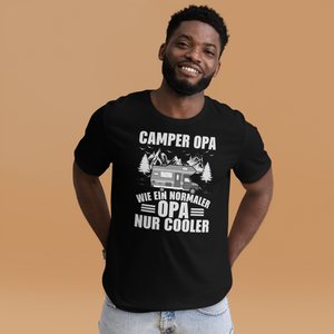 Camper Opa T-Shirt | Cooler Opa Camping Spruch Shirt