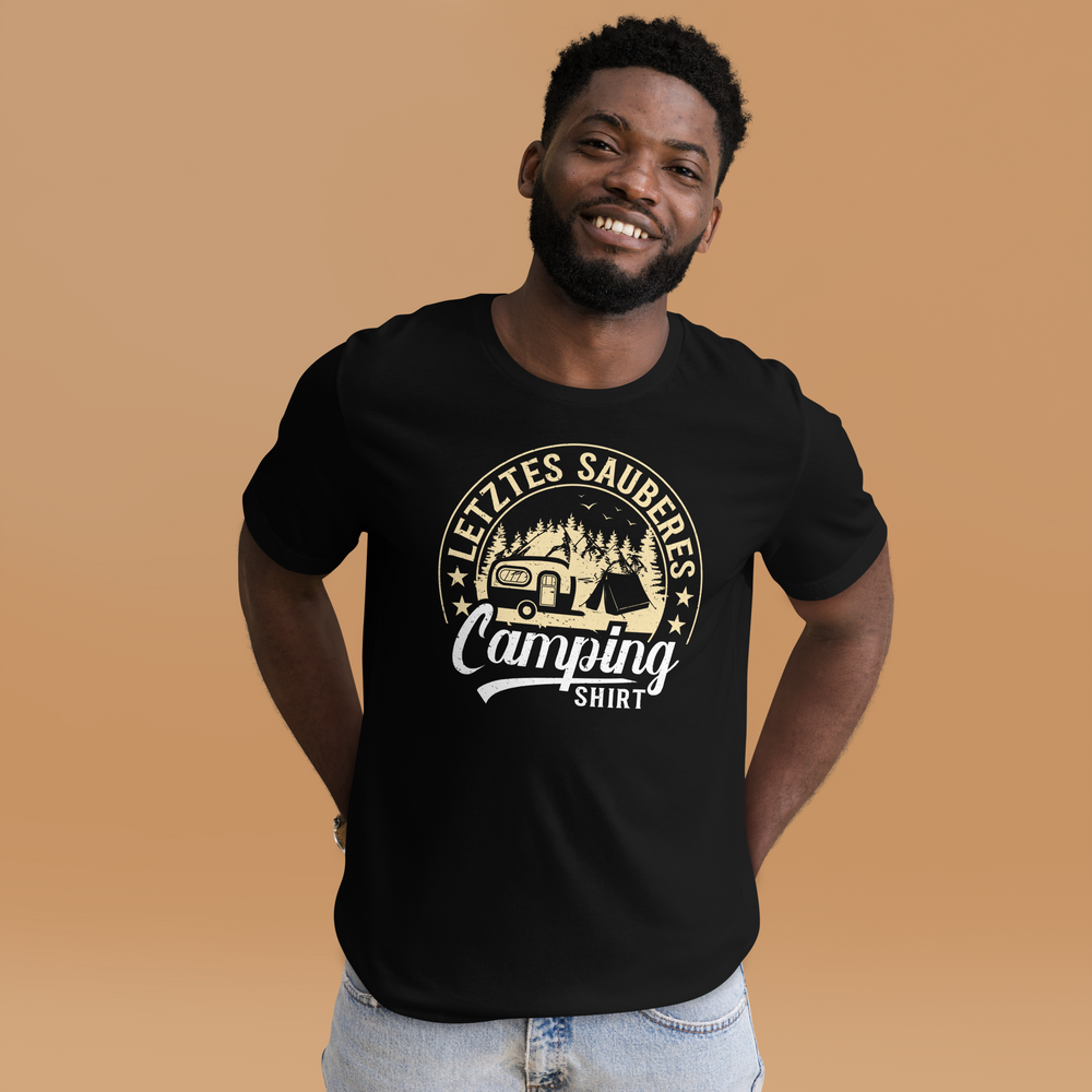 Mein letztes sauberes Camping Shirt - Lustiges T-Shirt für Camper!