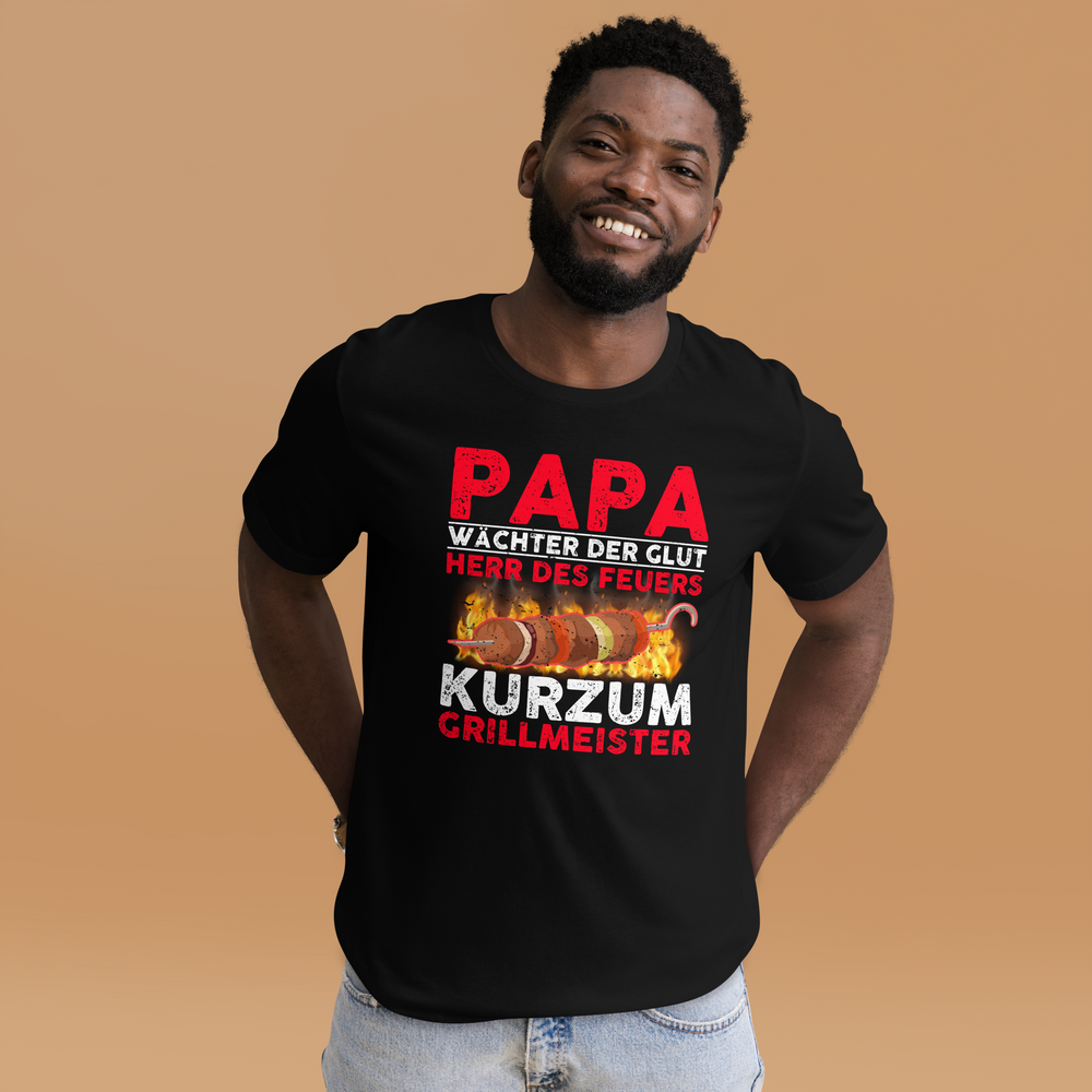 Grillmeister T-Shirt für Papas - Lustiges Geschenk für Grillfans