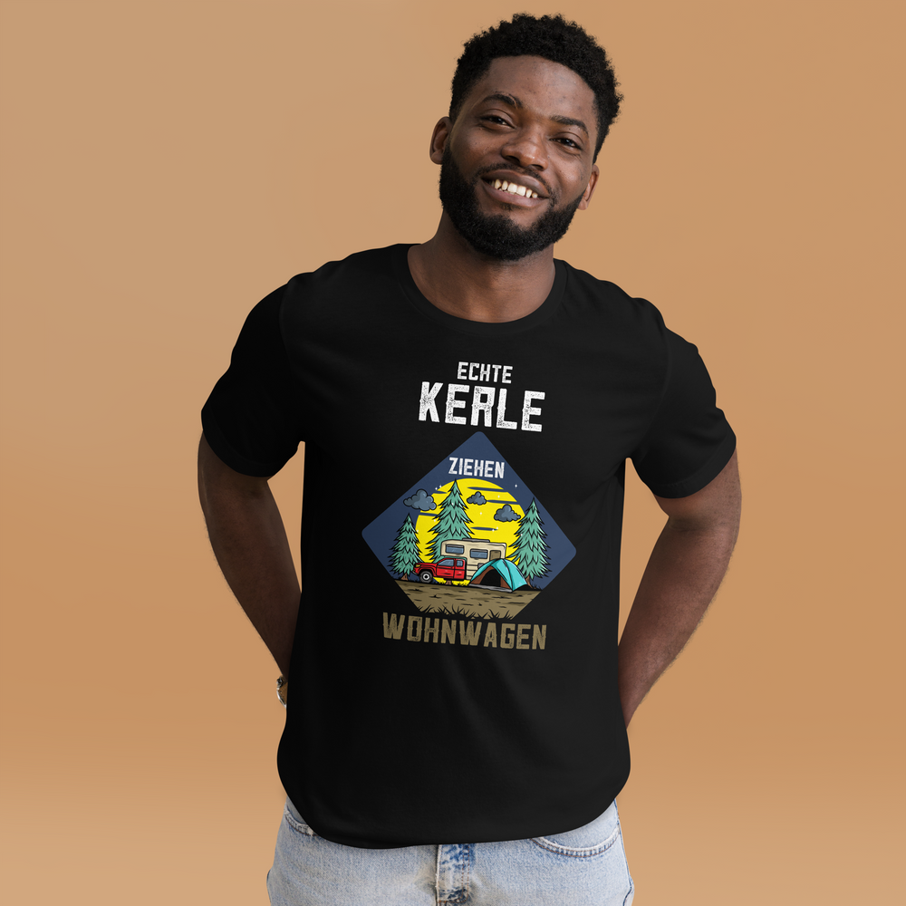 Kaufe jetzt mein T-Shirt "ECHTE Kerle ziehen Wohnwagen!"