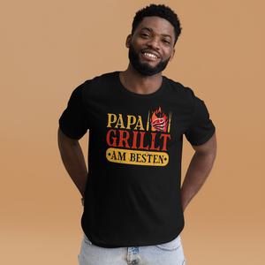 Papa GRILLT am besten! Lustiges BBQ T-Shirt