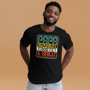 Papa repariert, tröstet und GRILLT! T-Shirt