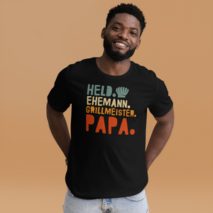 Held! Ehemann! Grillmeister! Papa! T-Shirt