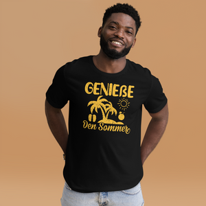 Sommer-T-Shirt "Genieße den Sommer!"