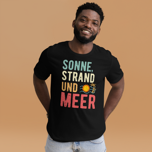 Sommer-T-Shirt "Sonne, Strand und MEER!" | Urlaubsfeeling pur