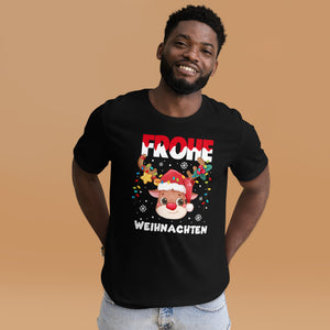 Frohe Weihnachten! Süßes Rentier - Festliches T-Shirt für alle Altersgruppen