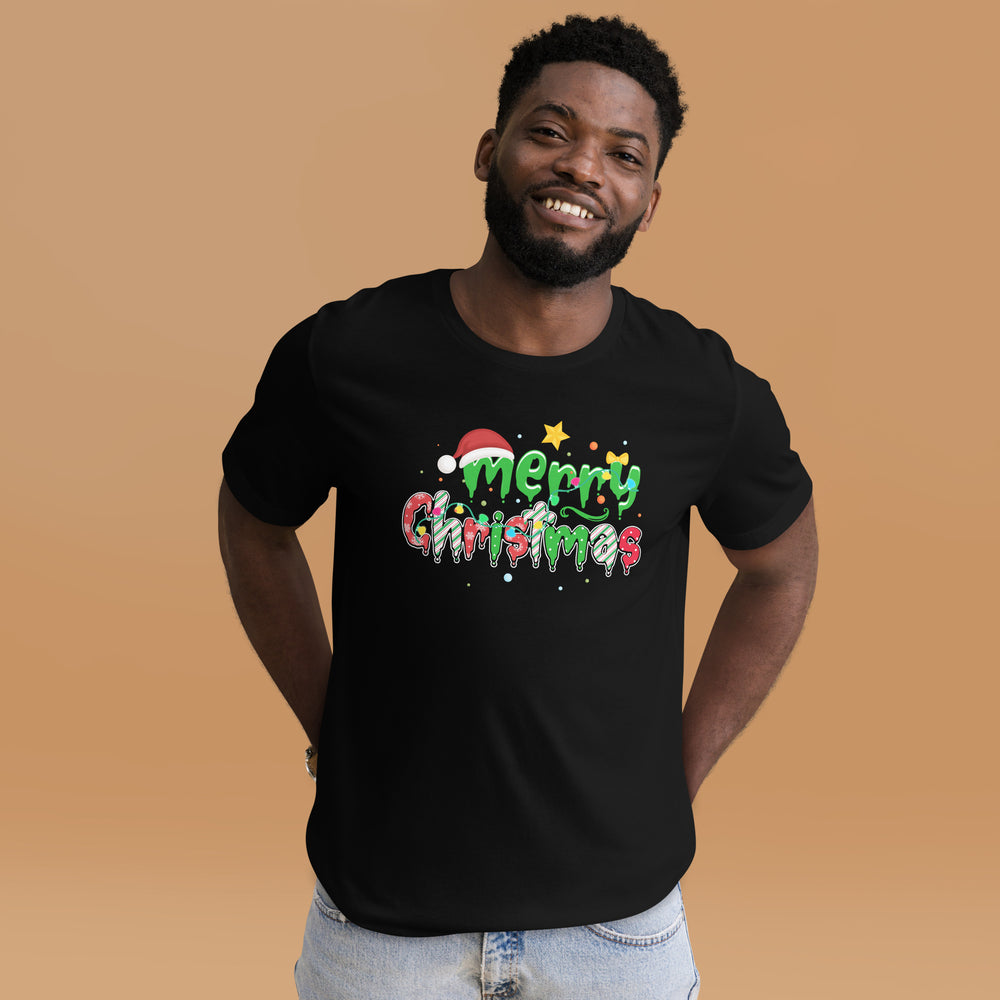 Merry Christmas Slogan - Weihnachten T-Shirt mit festlichem Charme