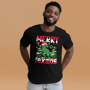 Merry Rexmas Christmas - Dino Weihnachten T-Shirt