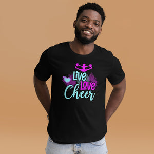 Live, Love, Cheer: Dein T-Shirt für pure Lebensfreude!